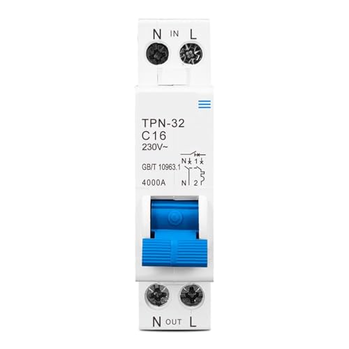 Interruptor aire doméstico 10A minidisyuntor de 18 mm para proteger la iluminación del hogar 2