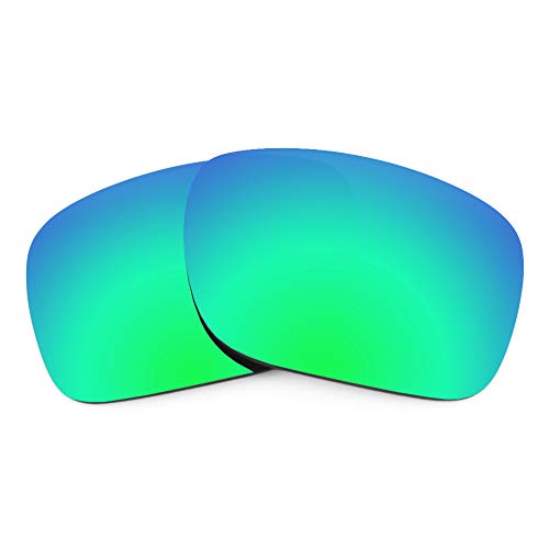 Revant Lentes de Repuesto Compatibles con Gafas de Sol Oakley Holbrook XL, Polarizados, Elite Verde Esmeralda MirrorShield.