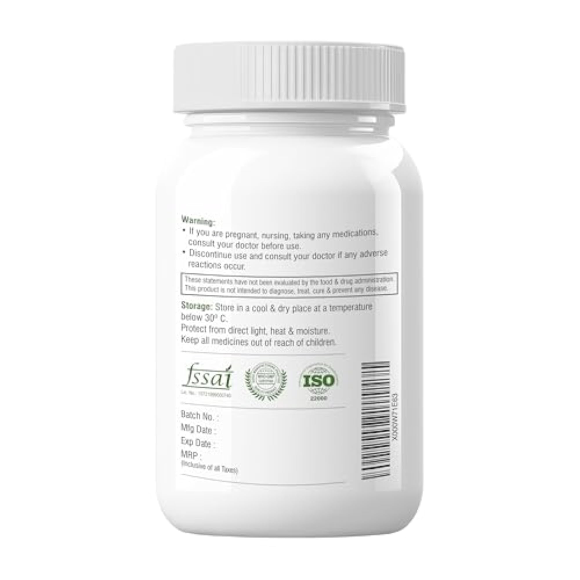 Biotrex Nutraceuticals Garlic 500Mg Dietary Supplement - 60 Capsules
