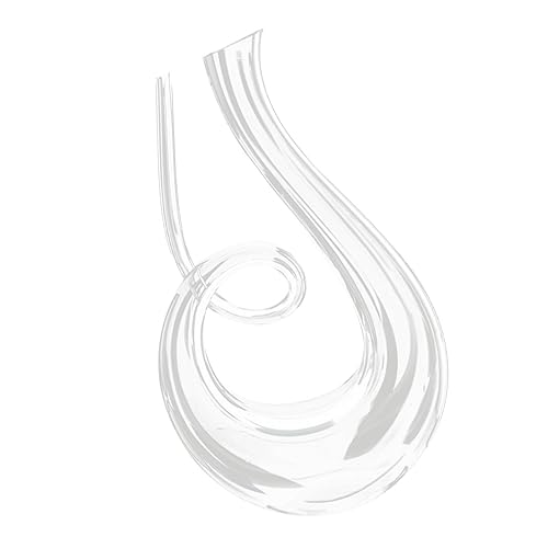 PRETYZOOM Elegant 1300ml Crystal Glass Wine Decanter Stopper Chilled Wine Dispenser Aerator Wine Set