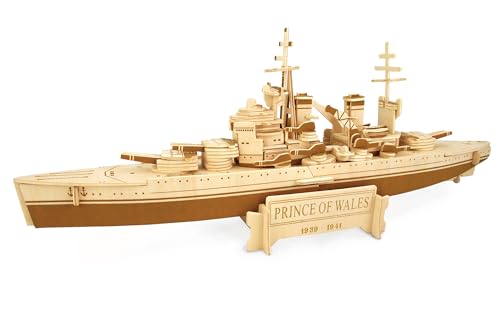 HMS Prince of Wales QUAY Woodcraft Construction Kit