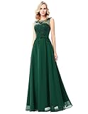 GRACE KARIN Women's Long Evening Gowns Prom Gowns Dark Green Size 8