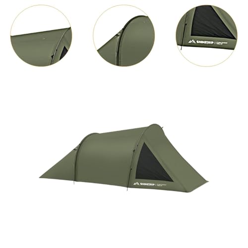 Carpa de Camping Ligera y Resistente para Trekking, Verde miniatura 4