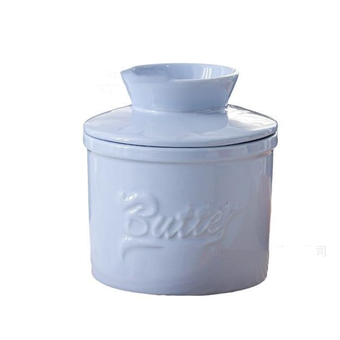 Amazon | バターケース 保存容器 バター バターボックス 丸型 陶器