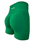 ViKiUiKi Women's Seamless Tummy Control High Waisted Biker Shorts Yoga Gym Workout Spandex Butt Lifting Shorts for Women