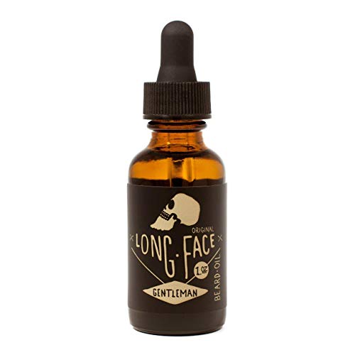 Original Long Face Gentleman Beard Oil and Conditioner with Argan and Natural oils - 1 oz