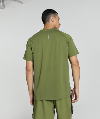 Image of Puma Men's Solid Regular Fit T-Shirt