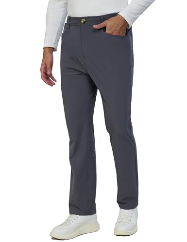 Little Donkey Andy Mens Golf Pants Stretch Quick Dry Work Casual Travel Pants for Men with Pockets2