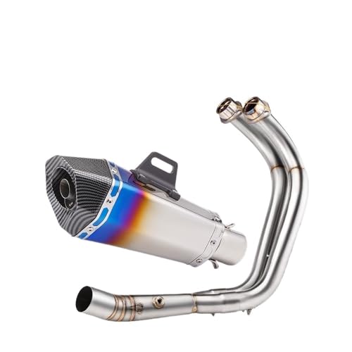 Tuyau d'échappement pour MT07 qui élimine la rouille d'origine avec DB killer inclus