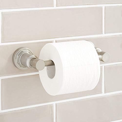 Signature Hardware 447223 Greyfield Wall Mounted Pivoting Toilet Paper Holder