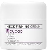 Neck Firming Cream with 3% Retinol, Collagen & Hyaluronic Acid – Anti-Aging Moisturizer for Neck,...