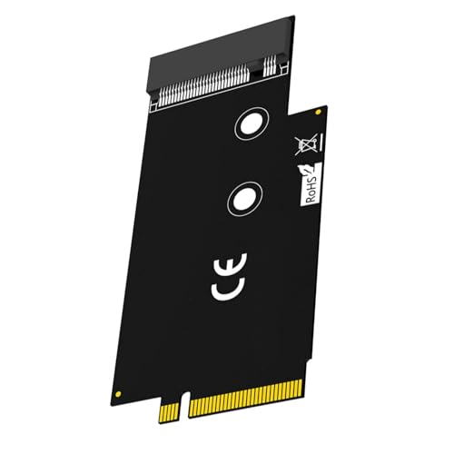 Itkcozcg 2242 auf 2280 HDDs Erweiterungsplatine NVME M NGFFs PCIe4.0 Gold-Fingeradapter für Go Handhelds für Go Handheld