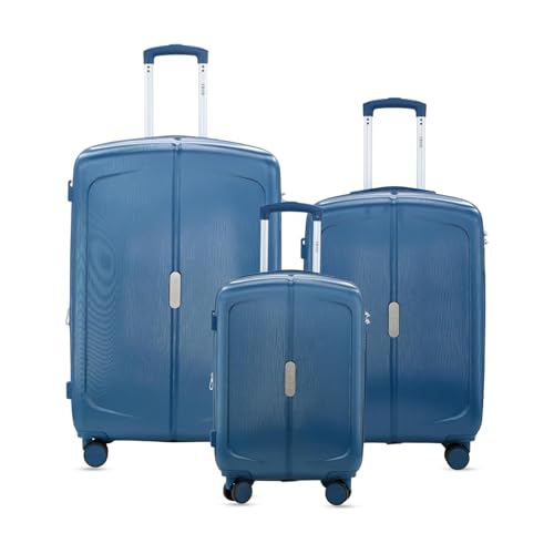 Image of IZOD Mateo 3 Piece Expandable Hardside Luggage Set, Bliss Blue