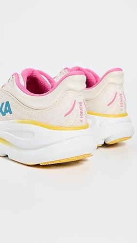 HOKA HOKA Bondi 9 Womens Shoes (Alabaster, US Footwear Size System, Adult, Women, Numeric, Medium, 4)