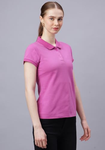 Image of Wear Your Opinion Womens Polo Collar Neck T-Shirt Top (Design: Solid)