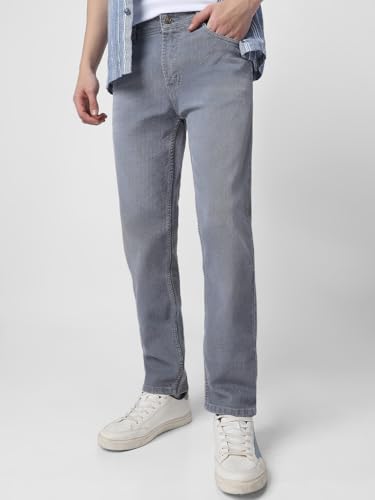 Image of Neostreak Men's Regular Fit Heavy Washed Jeans Stretchable