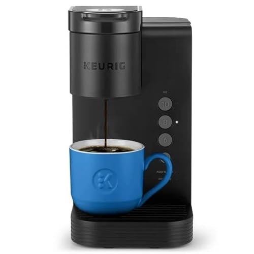 Fivean Máquina de café K Express Essentials de dose única, cápsula K, preta
