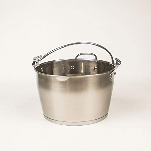 JIAQUAN-SHOP Eiseimer,Eiswürfelbehälter Multifunktionaler großer Jam-Eimer Edelstahl EIS Eimer Tragbarer EIS Eimer Hotel… – Bild 7