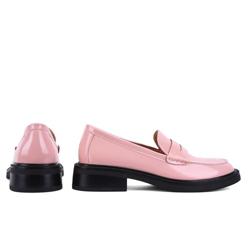 Image of Loafers for Women, Classic Penny Slip On Flat Dress Shoes