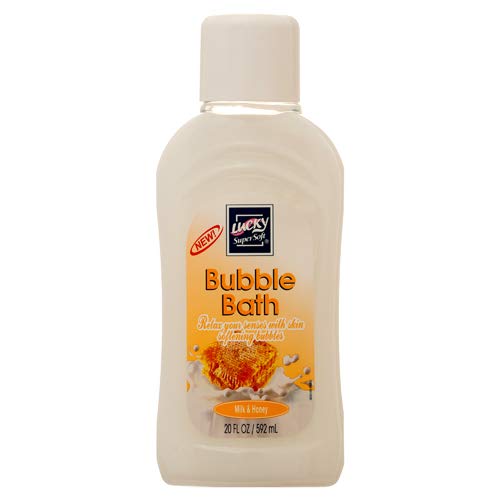 LUCKY New 304912 Bubble Bath Milk&Honey 20Z (Pack) Bath Products Wholesale Bulk Health & Beauty Bath Products Fashion Accessories