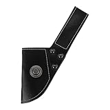 HEMOTON Axtklingenschutz Pu Leder Universelle Axthülle für Outdoor Camping Wetterbeständig und Schnelles Befestigen Schutz für Bushcraft und Gartenäxte