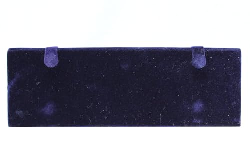 Image of atorakushon Velvet Jewellery Box 16 Pair Earring Organizer Makeup Travelling Vanity Ring Box Women And Girls (Blue)