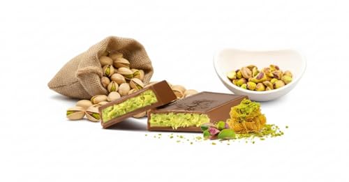 Dubai Chocolate Bar Variety – Hazelnut, Pistachio & Strawberry – 3 Bars, 30g Each / 90g Total – Crunchy Loaded Viral Knafeh Chocolate Bar with Delicious Cream and Kataifi, Gift Box Selection