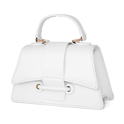 Image of Ayliss Micro Mini Crossbody Handbag Women's Purse Clutch Cute Mini Trendy Bag Top Handle PU Leather Shoulder Bag