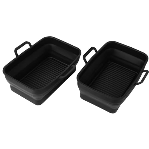 2 Piezas Silicona Insertos Silicona Bandeja para Hornear Almohadilla Aire Reutilizable Macetas Silicona Herramienta Cocción Silicona para Cocina