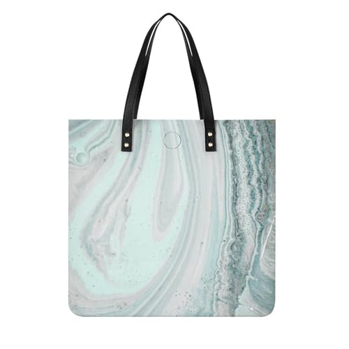 Sac marbre vert grand tote bag femme pour transporter toutes vos affaires