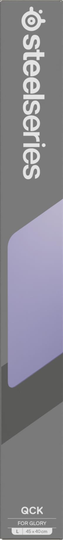 SteelSeries QcK Alfombrilla Gaming Grande - Lavender - Base Antideslizante - Seguimiento y Estabilidad Top - Optimizada para sensores - 450 mm x 400 mm - FPS, MOBA, RTS, MMO