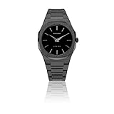 d1s Geschlecht: Herren. D1 Milano AUTB02 Armbanduhr, Unisex, Quarzuhr, Stahl, ultradünn, brüniert-schwarz