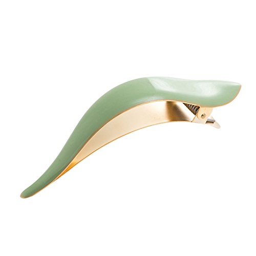 Ficcare Maximas Hair Clip in Sahara Agave Green Enamel and