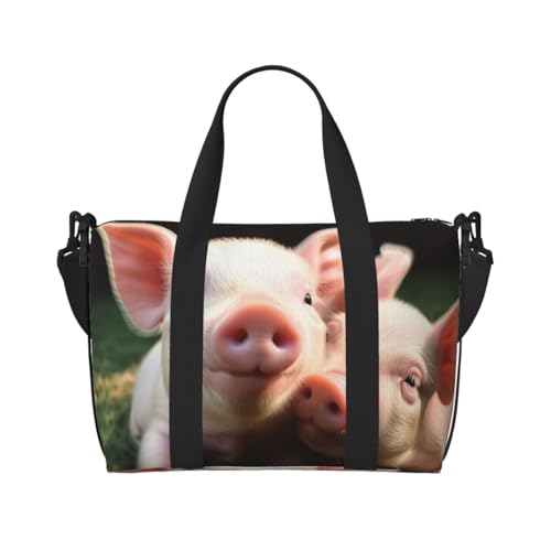 Travel Duffel Bag for Men Gym Bag, Cute Animal Luggage Bag with Shoulder Strap, Large Gym Tote Bag for Women, Weekender Overnight Bag, Foldable Carry on Bag for Airplane