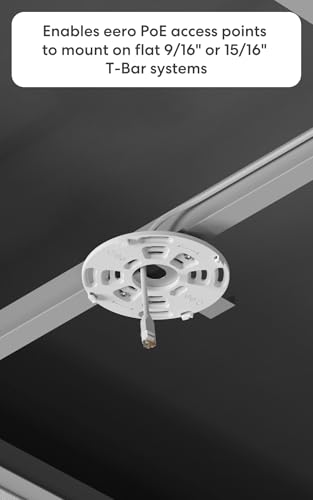 Image of eero PoE 6 and eero PoE 7 T-Bar Mount by Ventev