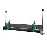 KAKA INDUSTRIAL W-3018C Sheet Metal Brake, 30-Inch Manual Metal Bender with 2 C-Clamps, Portable 0-90 Degrees Adjustable Steel Bending Tool