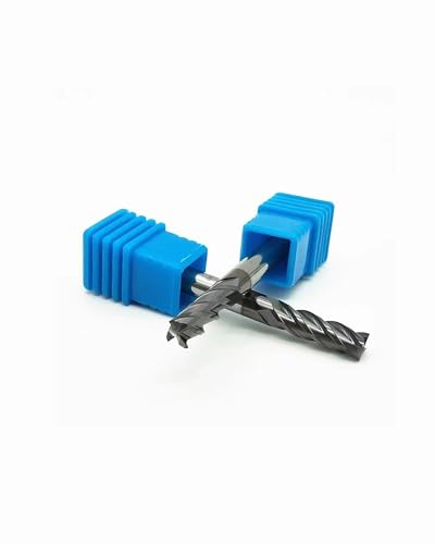 Image of (5PCS, 3 /16 inch) Hard Alloy Square End Milling Cutter - Used for milling Steel, Forged Steel, Alloy 4-Slot milling Cutters, Suitable for DIYers and Professionals as a milling Cutter Head kit