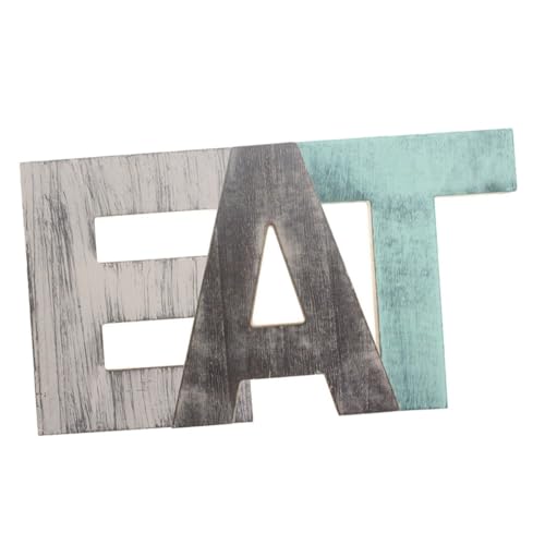 Levemolo Elegant Diy Wooden Wall Decor 3pcs Letters Pendant for Living Room Modern Aesthetic Decor for Bar