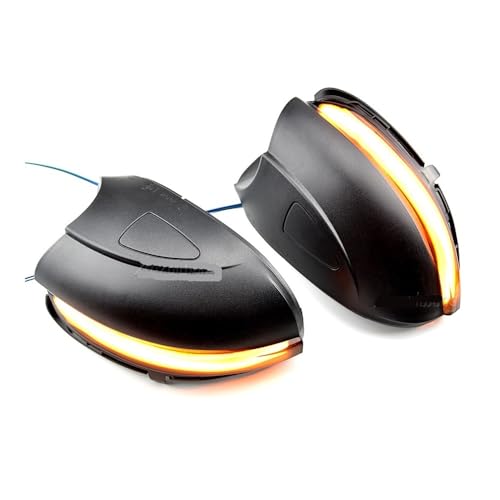 Espejo retrovisor indicador luz intermitente dinámica lateral para R20 4