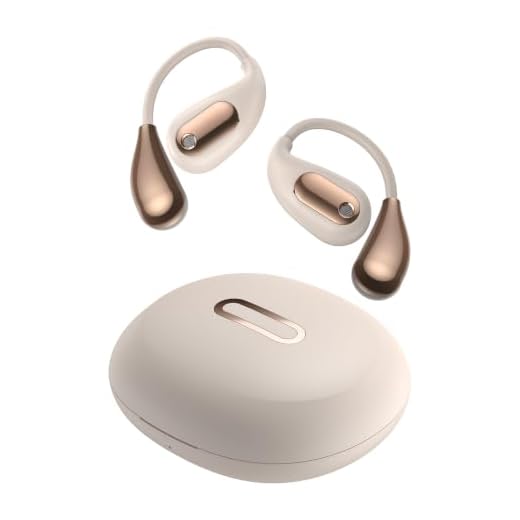 Oraolo Open Ear AC210 Headphones, Bluetooth 5.4 Earphones Stereo Sound, Wireless Headphones 30 Hours Playback, Type-C Charging, HD Clear Calls, Touch Control, IPX5 Waterproof Open Ear Earbuds,White