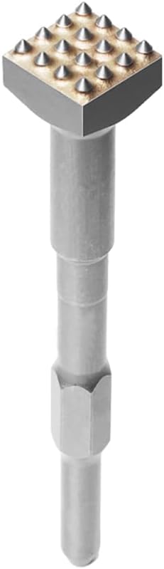 10PCS Concrete Electric Pick Chisel Head, Alloy Electric Hammer Impact Drill Hexagonal Square Handle Optional（C）