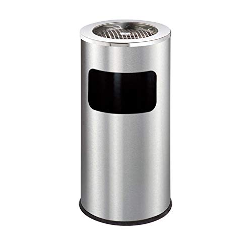 Caneca de basura reciclaje acero inoxidable 23.62x9.84 pulg