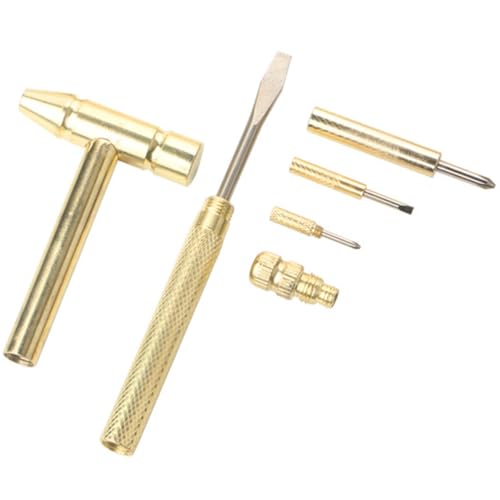Housoutil Martillo Multifuncional Pequeño Con Destornilladores Integrados Kit Portátil Para Reparación