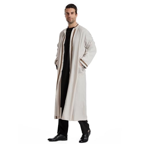 Robe cardigan en satin brodé pour hommes élégants et look bohème d'été chic