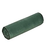 Soft Velvet Candy Round Roll Pillow Long Cervical Bolster Pillow Cylinder Bolster Neck Pillow Round...