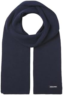 Jack & Jones Jacdna dzianinowy szalik Noos męski, Czarny, Rozmiar uniwersalny