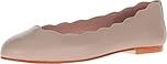 French Sole Women's Jigsaw Taupe Nappa Flat 10 M