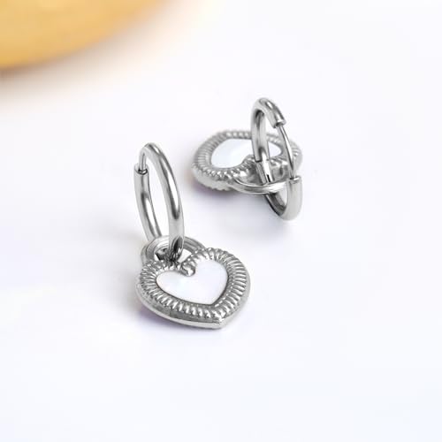 Image of Rubans Demi Fine Stainless Steel Hoop Earrings Daily Gift for Women & Girls