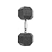 CAP Barbell SDP-040 Color Coated Hex Dumbbell, Black, 40 pound, Single
