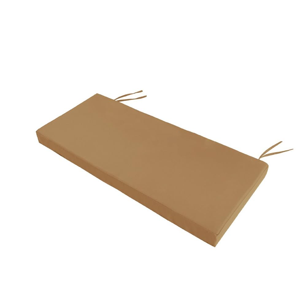 Panca impermeabile per esterni, 106,7 x 45,7 x 7,6 cm, materasso in schiuma spessa, per patio, patio, protezione solare, per chaise longue e panca da giardino